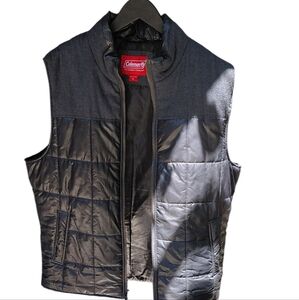 Coleman Black Quilted Vest for Versatile Layering Size XL